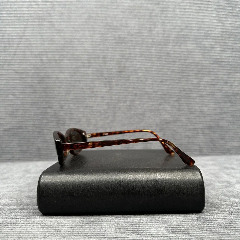 J.Crew Tortoiseshell Oval Y2K Sunglasses Brown Amber Vintage Style 13750